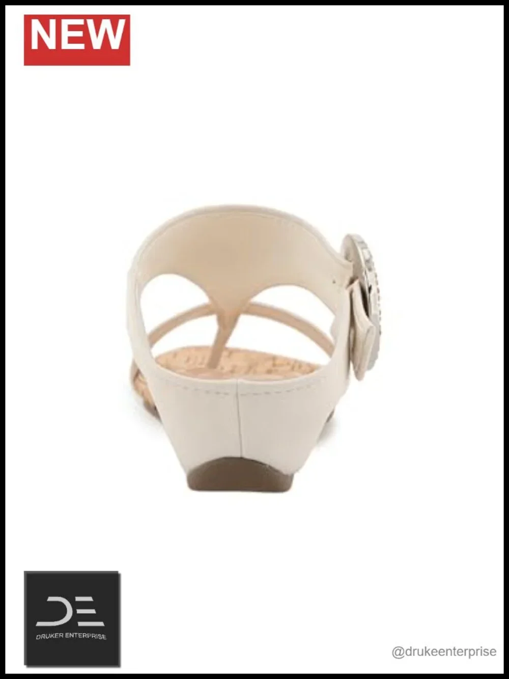 Women's Wedge Sandals Slip On Open Toe Cushioned Footbed Ankle Strap